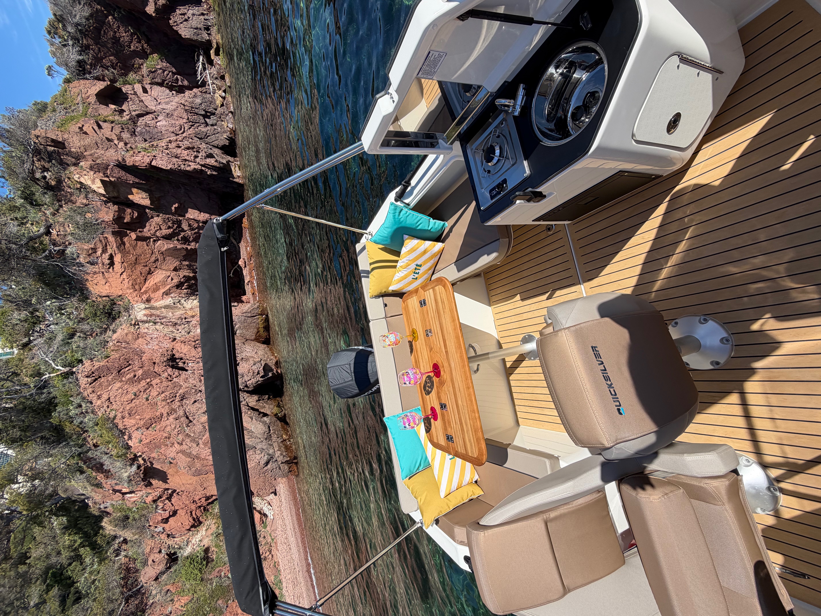 Bateau sur la Côte d'Azur